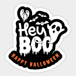 Hey Boo Sticker